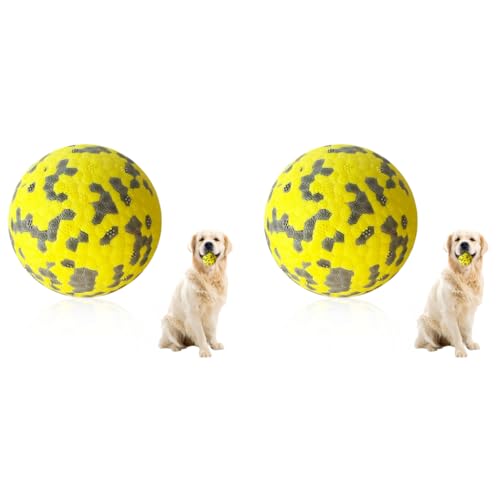 Qpets® 3 inch Dog Ball Durable Toy Balls Bouncy Toys Molar Chew Lightweight TPU Football for Dogs High Bounce Interactive Ball Large Medium Small Birthday Gifts 2 PCS Qpets® 3 inch Dog Ball Durable Toy Balls Bouncy Toys Molar Chew Lightweight TPU Football for Dogs High Bounce Interactive Ball Large Medium Small Birthday Gifts 2 PCS